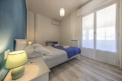 Letto o letti in una camera di CASA PIOPPI Comfort e una bella vista