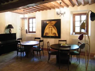 Area soggiorno di Room and Breakfast Torre