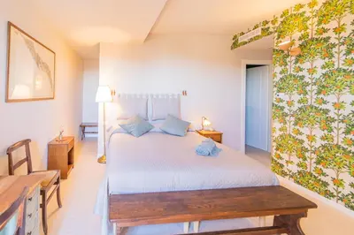 Letto o letti in una camera di Villa Chicchi B&B - Sestri Levante