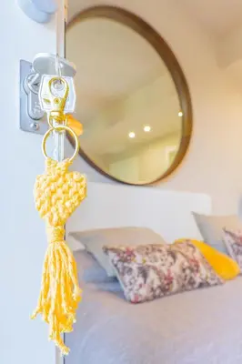 Letto o letti in una camera di Villa Chicchi B&B - Sestri Levante