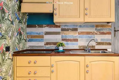 Cucina o angolo cottura di Basilico e Papaja, Terre Marine