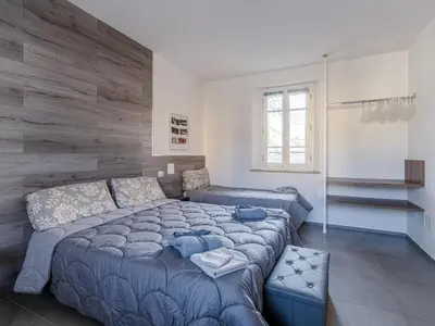 Letto o letti in una camera di House Sabbioneta