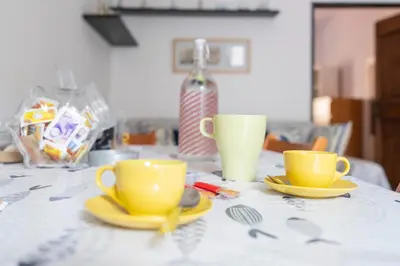 Set per la preparazione di tè e caffè presso La Casetta sul Mare
