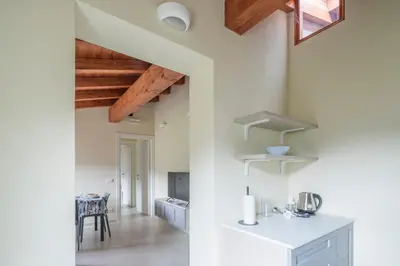 Cucina o angolo cottura di Il Palazzo Chiesanuova