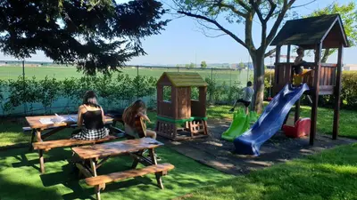 Area giochi per bambini di HOTEL AI TIGLI