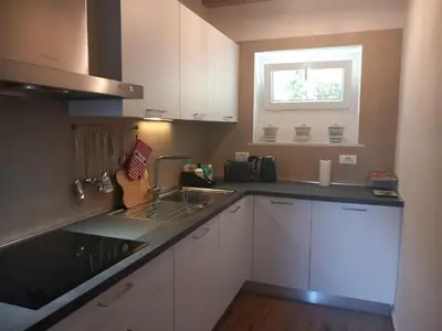 Cucina o angolo cottura di Casa Vacanze VERDE MARE RELAX