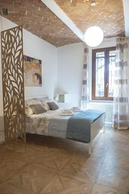 Letto o letti in una camera di Affitti brevi Giardini-Ospedale Baggiovara