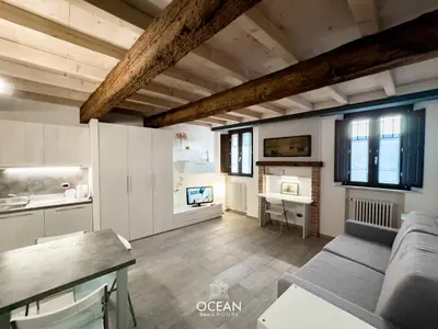 Planimetria di GoldenSuitesItaly I Moderno Monolocale in Centro Storico Mantova