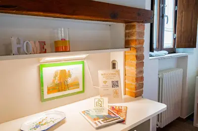 Planimetria di GoldenSuitesItaly I Moderno Monolocale in Centro Storico Mantova