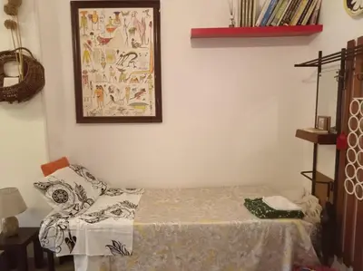 Planimetria di Casa Artemisia lungo il fiume con giardino privato