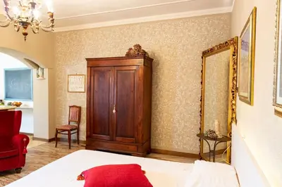 Letto o letti in una camera di Convivium