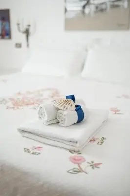 Letto o letti in una camera di La Finestra sul Mare a Drignana (5Terre, Vernazza)