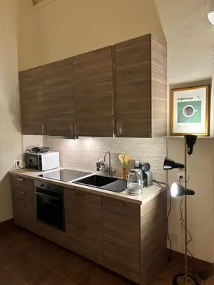 Cucina o angolo cottura di Appartamento L'antica colonna, in centro storico