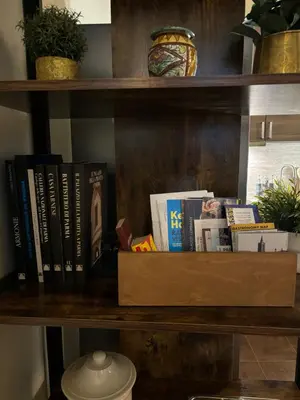Biblioteca nell'appartamento