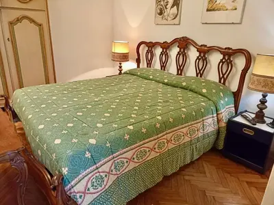 Letto o letti in una camera di Casa del toni