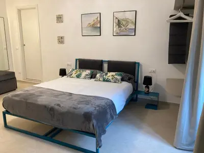 Letto o letti in una camera di Pae veciu camera privata con bagno