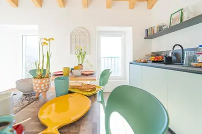 Cucina o angolo cottura di B&B La Volpe