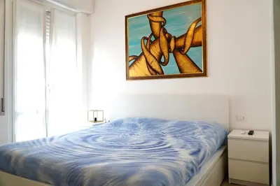 Letto o letti in una camera di Turchese Sestri Levante