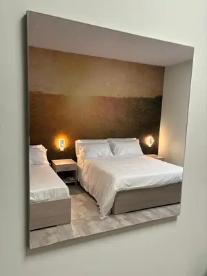 Letto o letti in una camera di Volpedo hostel
