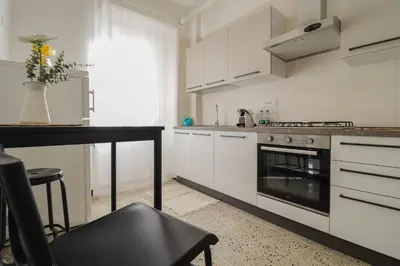 Cucina o angolo cottura di 186 - Casa Aureliana VISTA MARE a Lavagna 100 metri dal Mare e spiaggia - PARCHEGGIO GRATIS INCLUSO