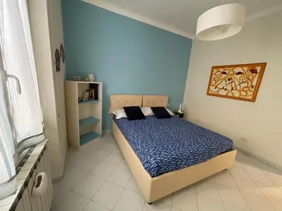 Letto o letti in una camera di Nives Cosy Apt in the Center with terrace and AC