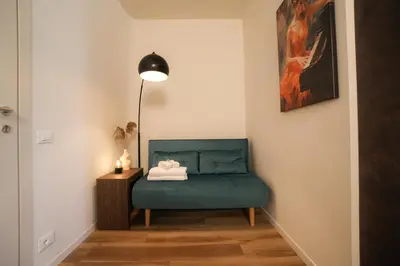 Area soggiorno di Mazzini's Rooms