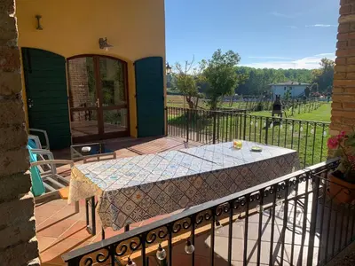 Balcone o terrazza di Agriturismo Case in Collina