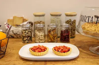 Cibo presso il bed & breakfast o nelle vicinanze