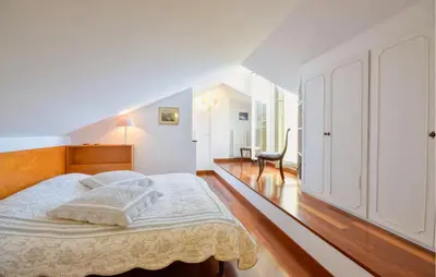 Letto o letti in una camera di 3 Bedroom Gorgeous Apartment In Zoagli
