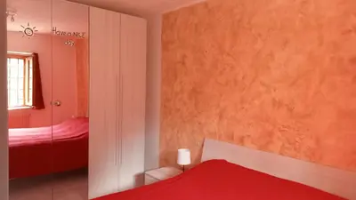 Letto o letti in una camera di La casa nel bosco, ma a 2 passi dal centro