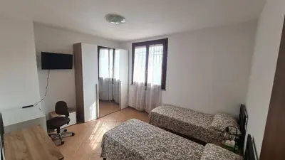 Letto o letti in una camera di Ca' Lambru
