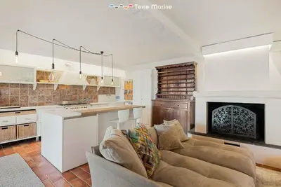Cucina o angolo cottura di Villa Bianca, Terre Marine