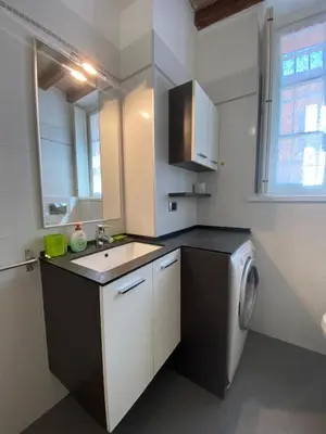 Cucina o angolo cottura di Casa Fabrizio - Nice Suite con parcheggio su richiesta