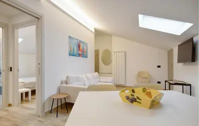 Letto o letti in una camera di 2 Bedroom Awesome Apartment In Moneglia
