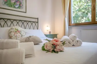 Letto o letti in una camera di CASA ISABELLA Relax con Piscina