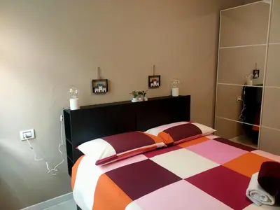 Letto o letti in una camera di Residenza Il Principe Bilocale 4, Centro