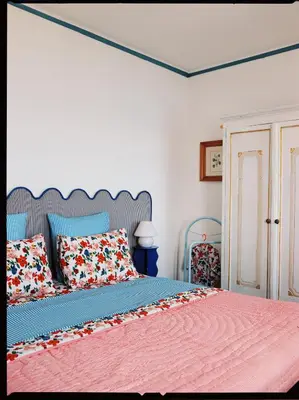 Letto o letti in una camera di Casa Pernice