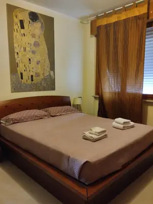 Letto o letti in una camera di Lorenz House