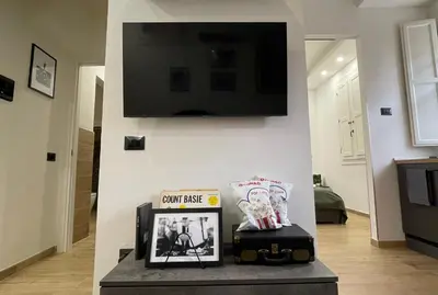 TV o dispositivi per l'intrattenimento presso The downtown loft Carpi Centro