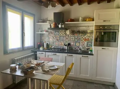 Cucina o angolo cottura di Appartamento i Due Noci