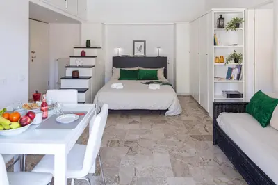 Letto o letti in una camera di Studio Allegra