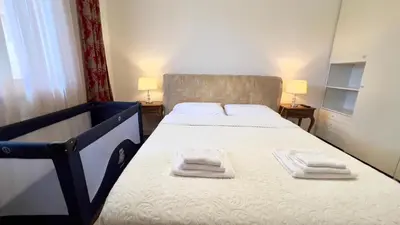 Letto o letti in una camera di Bellaria Portofino