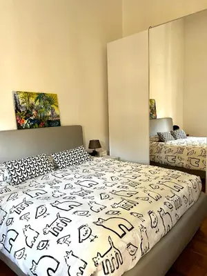 Letto o letti in una camera di La bella vista