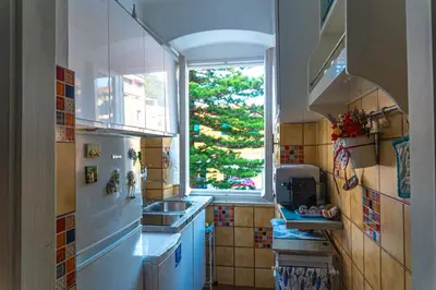 Cucina o angolo cottura di Paradiso blu Riva Trigoso