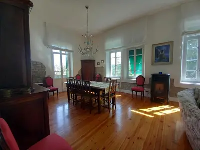 Area soggiorno di B&B Cortebonomini apartment
