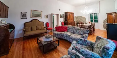 Area soggiorno di B&B Cortebonomini apartment