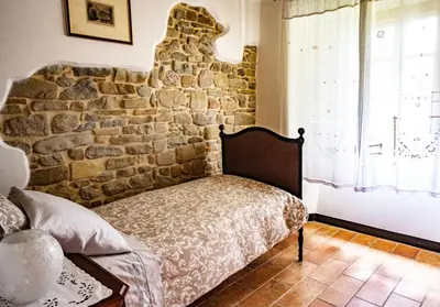 Letto o letti in una camera di B&B Cortebonomini apartment