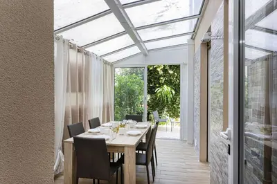 Giardino di Modern Apartment with Patio in Rapallo by Wonderful Italy