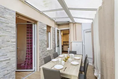 Planimetria di Modern Apartment with Patio in Rapallo by Wonderful Italy