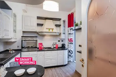 Cucina o angolo cottura di Modern Apartment with Patio in Rapallo by Wonderful Italy